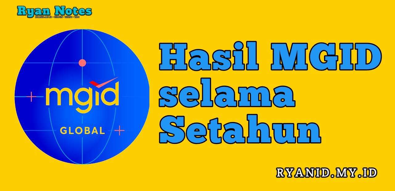 Penghasilan MGID 2 tahun dengan PV 500 Sehari